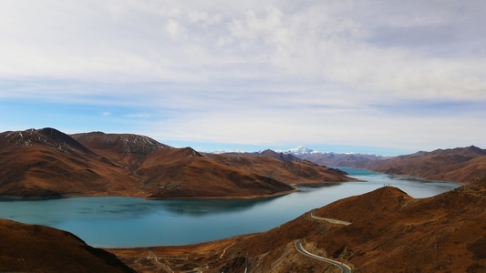 风光-纪实-旅拍-羊卓雍错-碧玉湖 图片素材