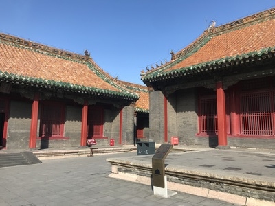 沈阳-故宫-院子-故宫-古建筑 图片素材