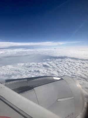 飞行-天空-航线-云海-云 图片素材