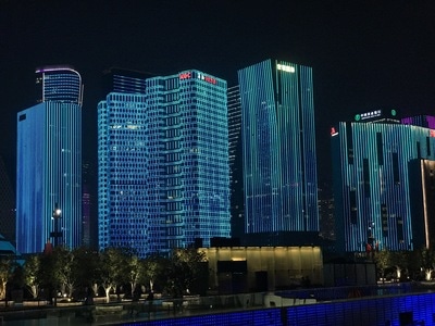 秀场-灯光-城市建设-秋分-杭州 图片素材