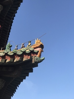 沈阳-故宫-飞檐-屋脊兽-屋檐 图片素材