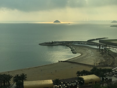珠海-酒店-窗外-海-风景 图片素材