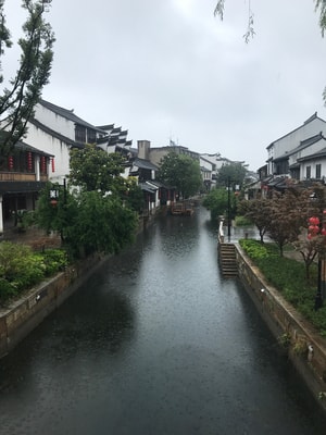 雨中-黎里-吴中-苏州-河流 图片素材