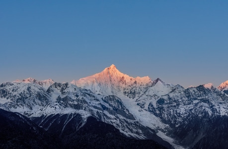 摄影-风光-梅里雪山-卡瓦格博峰-日照金山 图片素材