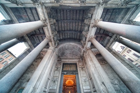 旅行-意大利-建筑-众神庙-建筑 图片素材