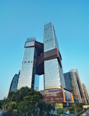 腾讯-建筑-深圳-腾讯滨海大厦-城市 图片素材