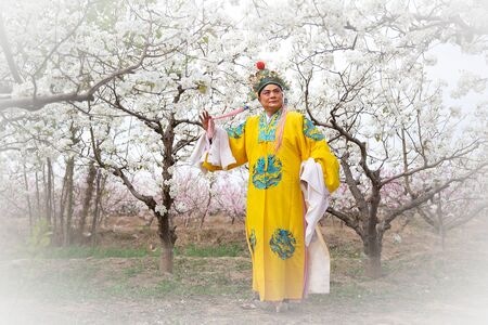 人文-生活-男性-男人-戏服 图片素材