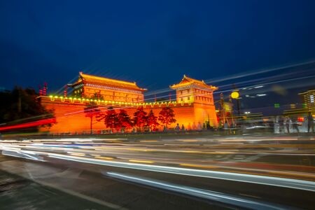 人文-生活-车流-车水马龙-光轨 图片素材