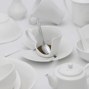 静物-餐具-瓷器-白色-咖啡 图片素材