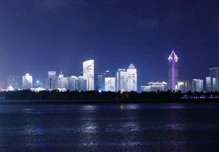 世纪大桥-海口-夜景-海口-夜景 图片素材