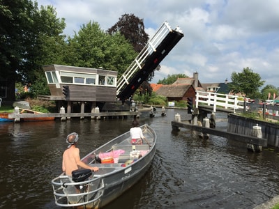 荷兰-旅拍-旅行-羊角村-船 图片素材