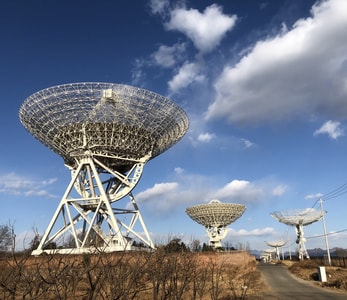 夕阳-旅拍-天文台-天文台-不老屯天文台 图片素材