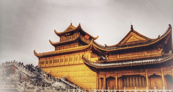 色彩-风景-风光-景观-峨眉山 图片素材