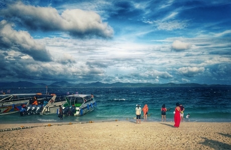 海滩-海景-纪实-手机摄影-iphone摄影 图片素材