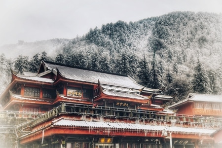 自然风景-雪景-风景-景观-色彩 图片素材