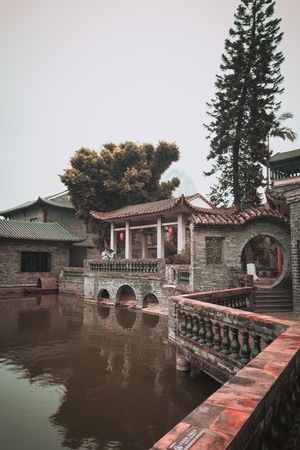亭子-可园-东莞-园林-建筑 图片素材