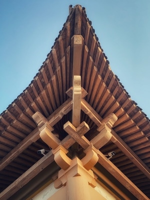 建筑-旅途-旅行-瓦屋顶-排箫 图片素材