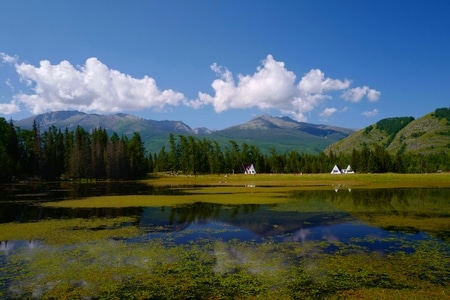 旅行-倒影-旅途-湖泊-风景 图片素材