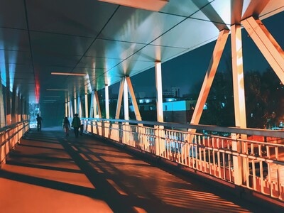 呼和浩特市-人文纪实-街头摄影-道路-通道 图片素材