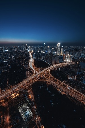 夜色-佳能-上海-这是你的城市-都市 图片素材