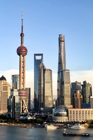 蓝-风光-上海-这是你的城市-城市 图片素材