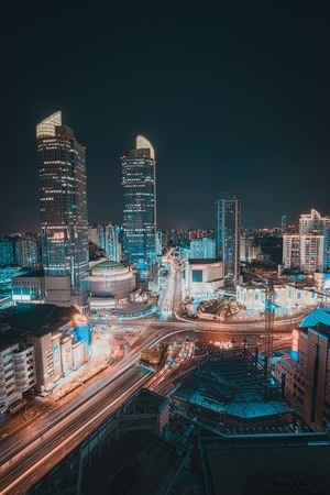 夜色-ins风-看你的城市-城市-夜景 图片素材