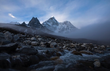 自然-风光-雪山-山峰-风景 图片素材