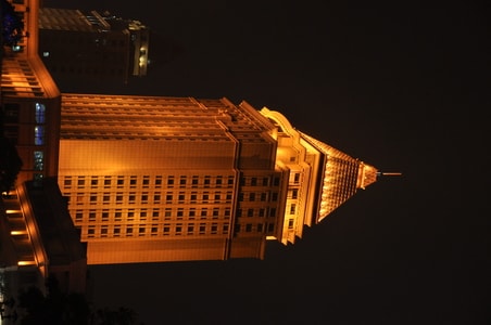 夜景-建筑物-江门-建筑-楼房 图片素材