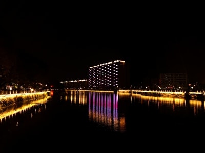 灯饰-夜景-手机随拍-城市-城市风光 图片素材