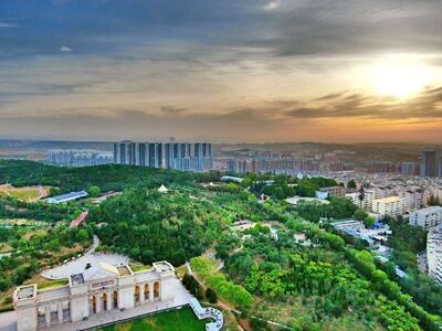 蜜蜂像素-阳泉-航拍-风景-城市 图片素材