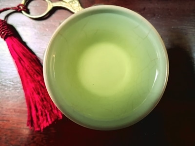 茶-汝窑-茶杯-手机-茶 图片素材