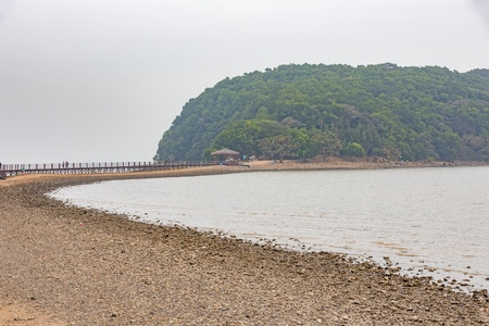你好2020-风光-旅拍-岩石-海滩 图片素材