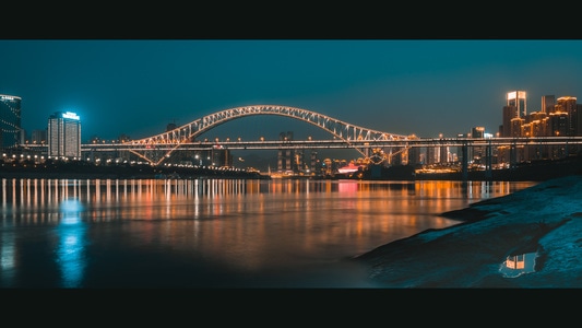夜景-城市-灯光-山城-重庆 图片素材