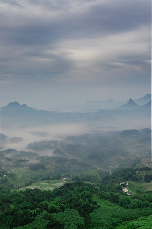 风光-风景-户外-重庆-薄雾 图片素材