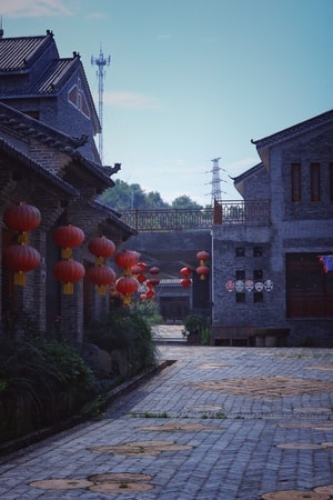 风光-静物摄影-夏至-房屋-古镇 图片素材