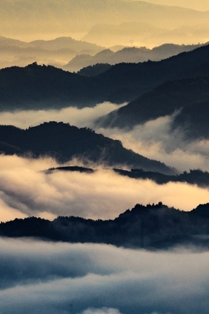 我要上封面-云海-日出-光影-群山 图片素材