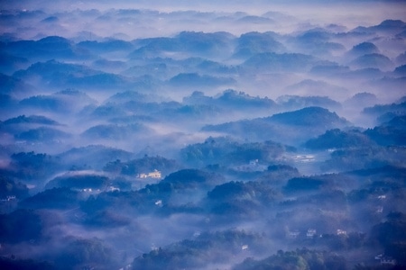 你好2020-云海-薄雾-自然风光-光影 图片素材