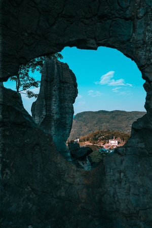 在路上-风景-蓝天-白云-光影 图片素材