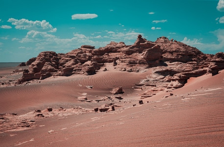新疆-自然-风光-沙漠-戈壁 图片素材