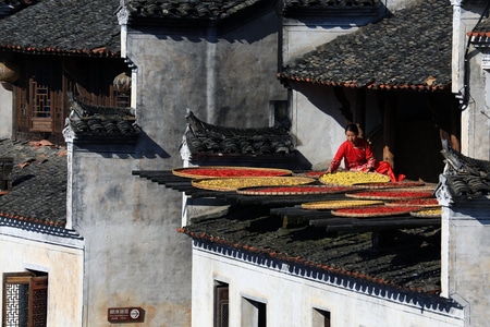 风光-建筑-小镇-乡镇-房屋 图片素材