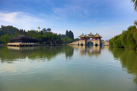 旅游-风光-瘦西湖-湖-湖泊 图片素材