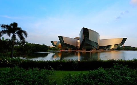 旅游-广东科技馆-建筑-科技馆-广东科技馆 图片素材