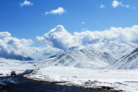 你好2020-自然-风景-旅行-拉脊雪山 图片素材