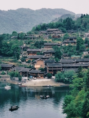 手机摄影-重庆-酉阳-河湾山寨-山寨 图片素材