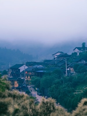 手机摄影-重庆-酉阳-河湾山寨-山寨 图片素材