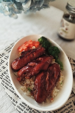 食物-手机摄影-照烧鸡-美食-食物 图片素材