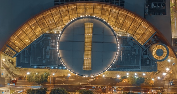 艺术风光-深圳-上帝视角-夜景-夜色 图片素材