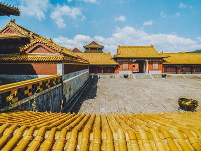 风光-横店-手机摄影-寺庙-宫殿 图片素材