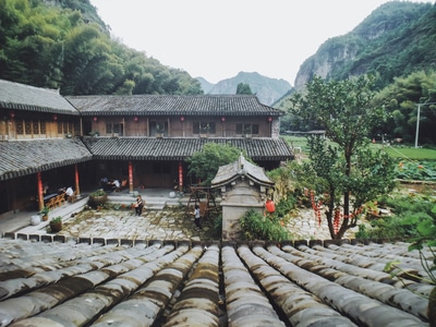 温州-风光-房屋-名居-乐清 图片素材