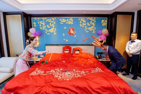 人像-温州-婚礼-卧室-婚礼 图片素材